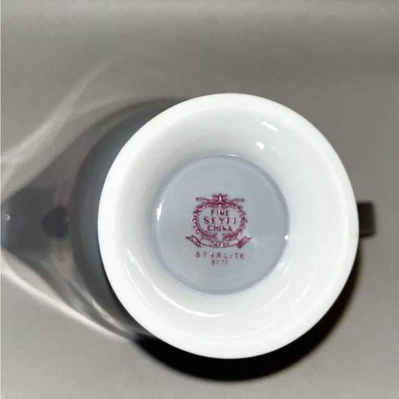 Starlite Creamer by SEYEI Fine China Japan 3171 Floral EUC Retired Replacement - Picture 4 of 4